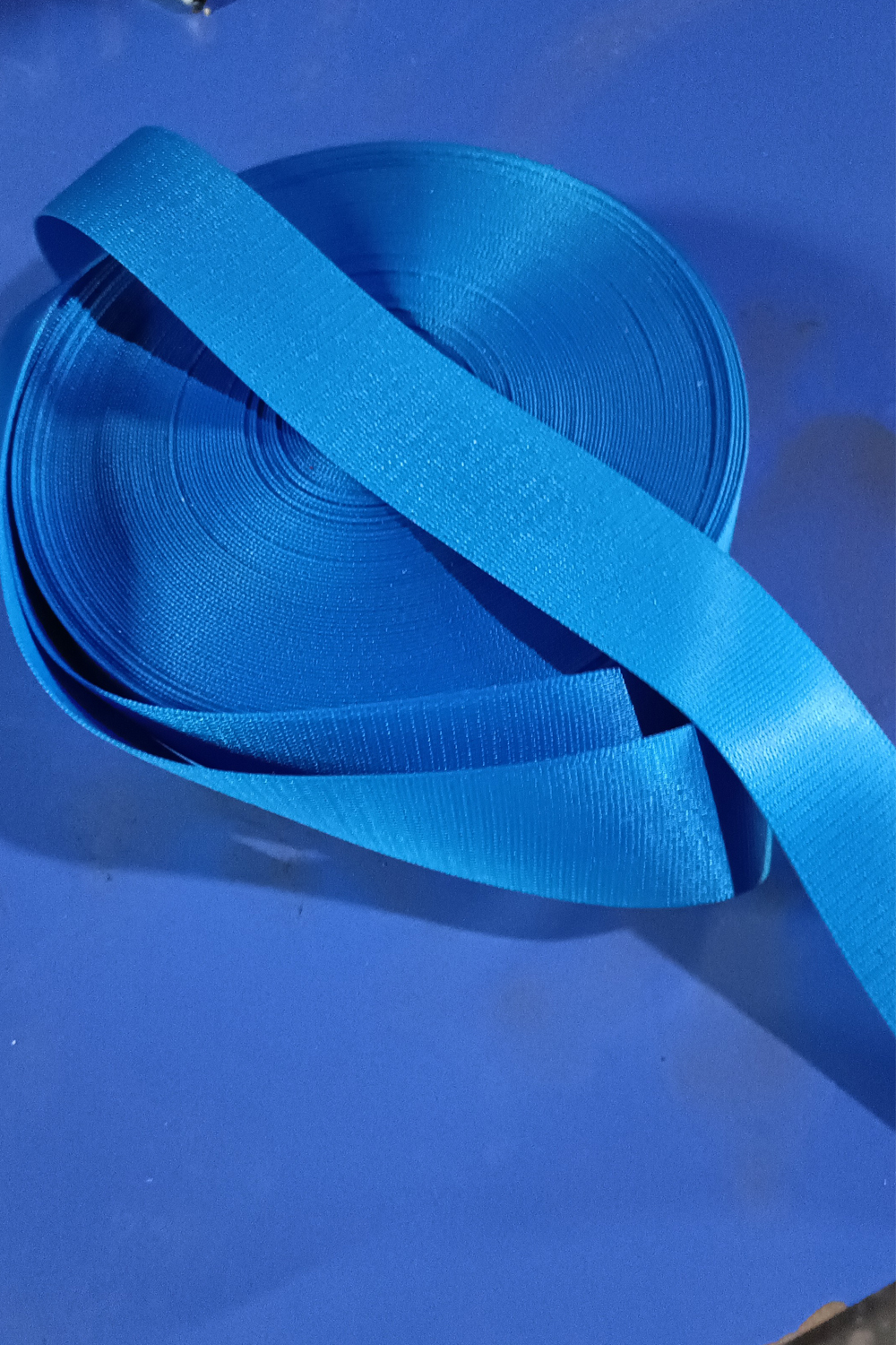 Mavi Emniyet Kemeri Kumaşı